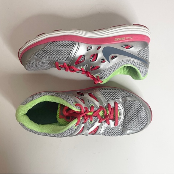 Nike Size 8 Womens Dual Fusion Lite 599560-001 Gray Running Shoes Silver - Picture 11 of 11